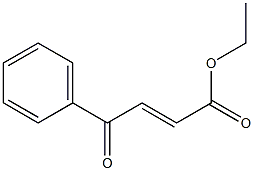 3-Benzoyal acrylic acid ethyl ester 化学構造式