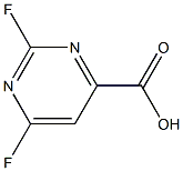 2,6-DIFLUORO-PYRIMIDINE-4-CARBOXYLIC ACID Structure