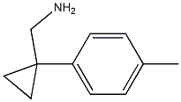 (1-p-tolylcyclopropyl)methanamine Structure
