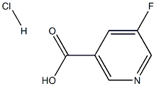 5-FLUORONICOTINIC ACID HYDROCHLORIDE Struktur