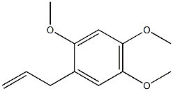 1-烯丙基-2,4,5-三甲氧基苯 结构式