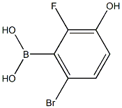 6-Bromo-2-fluoro-3-hydroxyphenylboronicacid