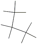 2,2,3,3,4,4-hexamethylpentane 结构式