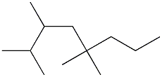 2,3,5,5-tetramethyloctane Structure