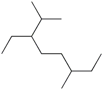 2,6-dimethyl-3-ethyloctane,,结构式