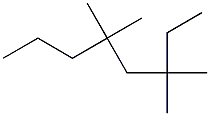 3,3,5,5-tetramethyloctane 化学構造式