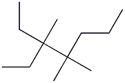 3,4,4-trimethyl-3-ethylheptane 结构式