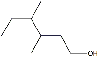 3,4-dimethyl-1-hexanol,,结构式