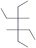 3,4-dimethyl-3,4-diethylhexane Structure