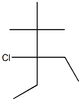 3-chloro-3-ethyl-2,2-dimethylpentane,,结构式