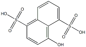 NAPHTHOL 4,8-DISULPHONIC ACID 结构式