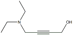 N,N-DIETHYLAMINO-2-BUTYN-1-OL Structure