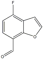 4-FLUORO-1-BENZOFURAN-7-CARBALDEHYDE Structure