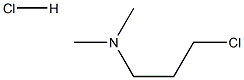 3(DIMETHYLAMINO)PROPYLCHLORIDE HCL (65% IN WATER) 结构式