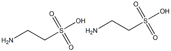 2-AMINOETHANE SULPHONIC ACID ( TAURINE) 化学構造式