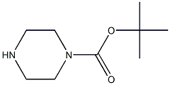 N-BOC-PIPERZINE Struktur