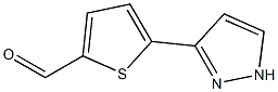 5-(1H-PYRAZOL-3-YL)-2-THIOPHENECARBALDEHYDE Struktur