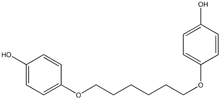 4,4''-[HEXANE-1,6-DIYLBIS(OXY)]DIPHENOL 结构式