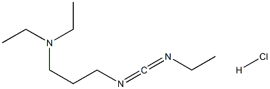 1-(3-DIETHYLAMINOPROPYL)-3-ETHYLCARBODIIMIDE HCL 结构式