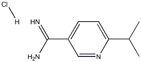 6-ISOPROPYLPYRIDINE-3-CARBOXAMIDINE HYDROCHLORIDE 化学構造式