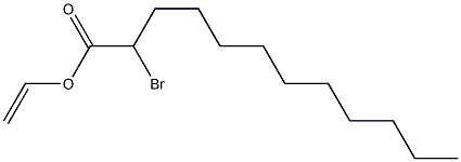 2-溴月桂酸乙烯酯, , 结构式