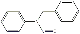 苯基苄基亞硝[基]胺, , 结构式