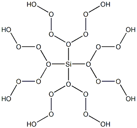 四庚氧矽, , 结构式