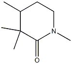 四甲六氫吡啶酮, , 结构式