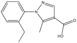 1225706-84-2 1-(2-Ethyl-phenyl)-5-methyl-1H-pyrazole-4-carboxylic	acid