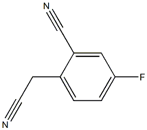 2-cyano-4-fluorobenzyl cyanide Struktur