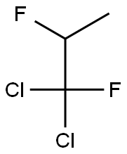 1,1-Dichloro-1,2-difluoropropane 化学構造式