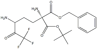 ALPHA-BOC-D-TFA-D-ORNITHINE BENZYL ESTER Struktur