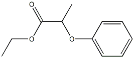 ETHYL-2-PHENOXYPROPIONATE 化学構造式