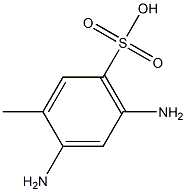 2,4-DIAMINOTOLUENE-5-SULFONIC ACID 化学構造式