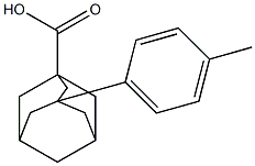 3-(4-METHYLPHENYL)ADAMANTAN-1-CARBOXYLIC ACID,,结构式