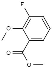 3-FLUORO-2-METHOXYBENZOIC ACID METHYL ESTER,,结构式