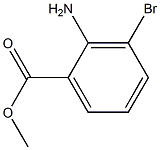 2-AMINO-3-BROMOBENZOIC ACID METHYL ESTER Structure