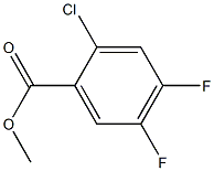 2-CHLORO-4,5-DIFLUOROBENZOIC ACID METHYL ESTER Structure