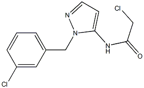 2-CHLORO-N-[1-(3-CHLOROBENZYL)-1H-PYRAZOL-5-YL]ACETAMIDE