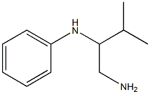 N-[1-(AMINOMETHYL)-2-METHYLPROPYL]-N-PHENYLAMINE Structure