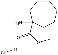 METHYL 1-AMINOCYCLOHEPTANECARBOXYLATE HYDROCHLORIDE,,结构式