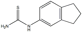 N-2,3-DIHYDRO-1H-INDEN-5-YLTHIOUREA Structure