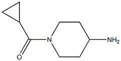 1-(CYCLOPROPYLCARBONYL)PIPERIDIN-4-AMINE Structure