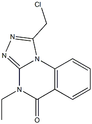 1-(CHLOROMETHYL)-4-ETHYL[1,2,4]TRIAZOLO[4,3-A]QUINAZOLIN-5(4H)-ONE