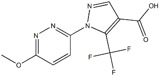 1-(6-METHOXYPYRIDAZIN-3-YL)-5-(TRIFLUOROMETHYL)-1H-PYRAZOLE-4-CARBOXYLIC ACID