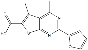 2-(2-FURYL)-4,5-DIMETHYLTHIENO[2,3-D]PYRIMIDINE-6-CARBOXYLIC ACID