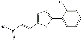 3-[5-(2-CHLOROPHENYL)THIEN-2-YL]ACRYLIC ACID