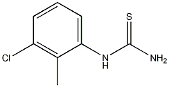 N-(3-CHLORO-2-METHYLPHENYL)THIOUREA 结构式