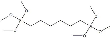 1, 6-BIS(TRIMETHOXYSILYL)HEXANE 97% Structure