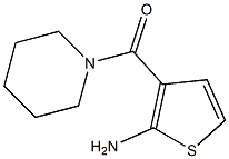 3-(PIPERIDIN-1-YLCARBONYL)THIEN-2-YLAMINE Structure